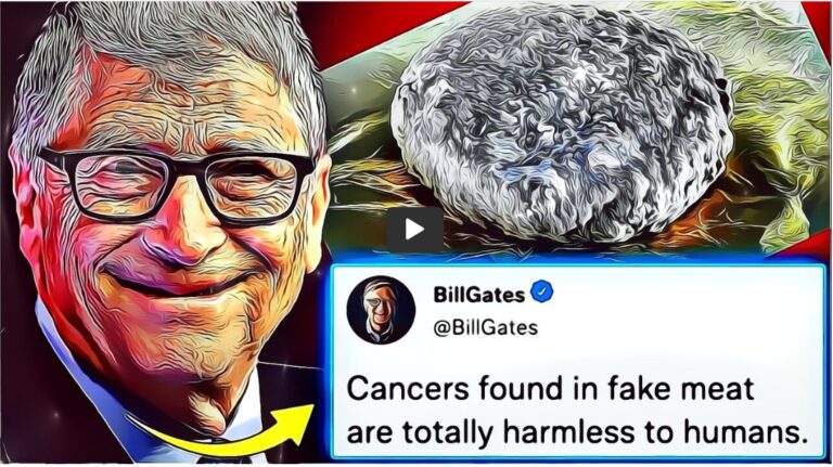 Meat grown in Bill Gates' lab causes cancer in humans