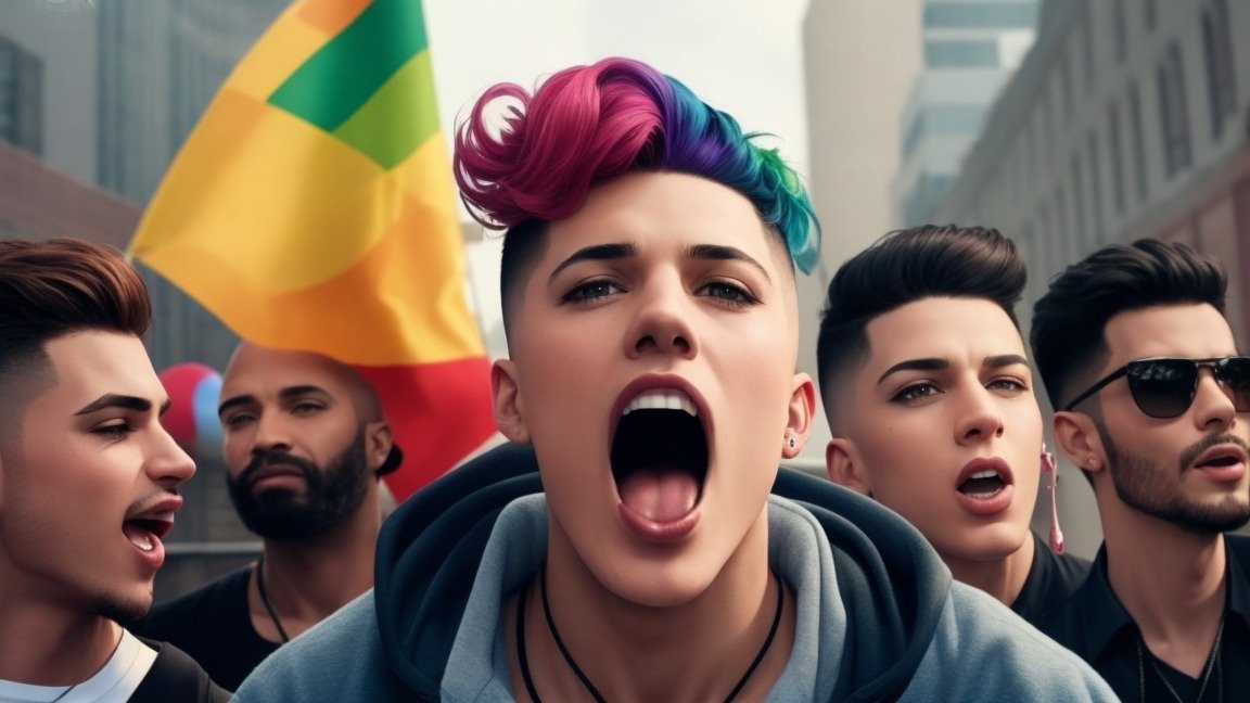 “Puhu hölmöilyn sijaan!”: LGBT-kannattajat – eikö teillä ole muuta tarjottavaa kuin natsimailat ja pillit?