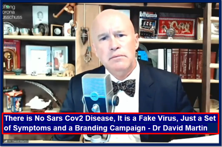 Ei ollut SARS Cov2 -tautia, vain joukko oireita ja brändäyskampanja – tohtori David Martin