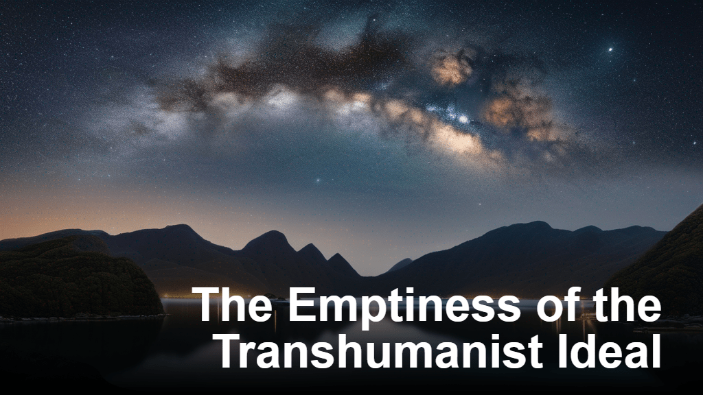 Transhumanististen ihanteiden tyhjyys