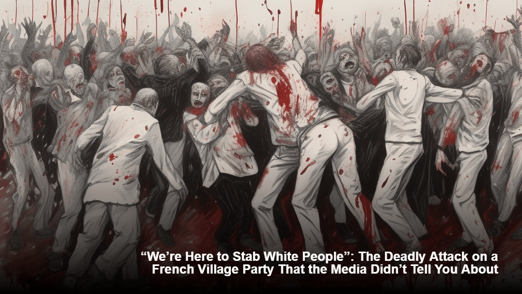 “Olemme täällä puukottaaksemme valkoisia ihmisiä”: Tappava hyökkäys ranskalaiseen kyläjuhlaan, josta media ei kertonut sinulle