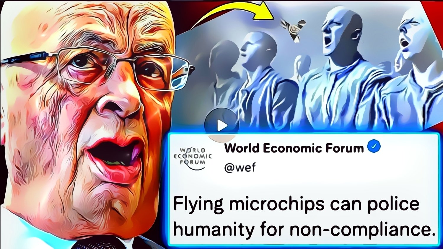 WEF esittelee “lentävät mikrosirut”, jotka voivat havaita “ajatusrikokset” ja “lamauttaa aivot”