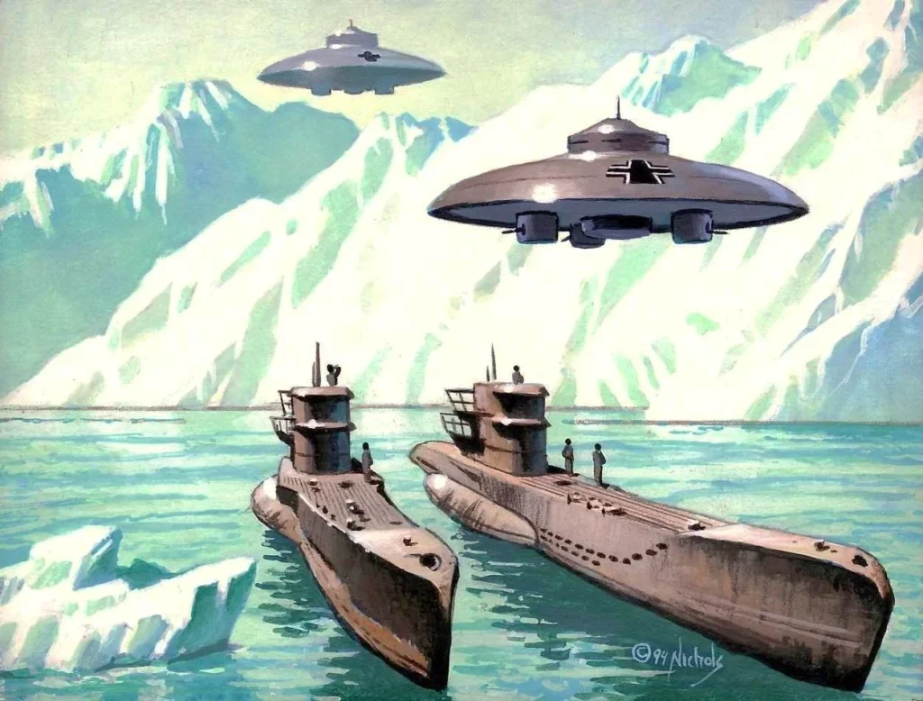 Taisteliko Yhdysvaltain laivasto natsien Etelämantereen turvapaikkaa suojanneita ufoja vastaan  vuonna 1947?