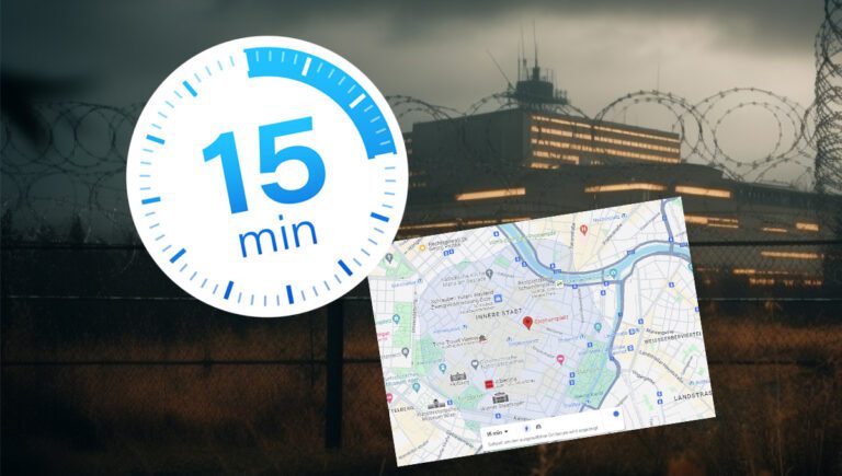 Willi Huber: 15 minuutin kaupungeissa: Google Maps näyttää jo sallitun liikkumisalueen koon